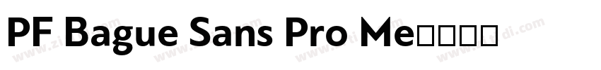 PF Bague Sans Pro Me字体转换